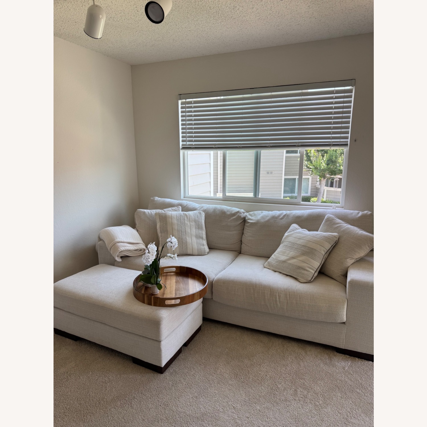 Ashley Furniture Maggie Birch Sofa + Ottoman  - image-2