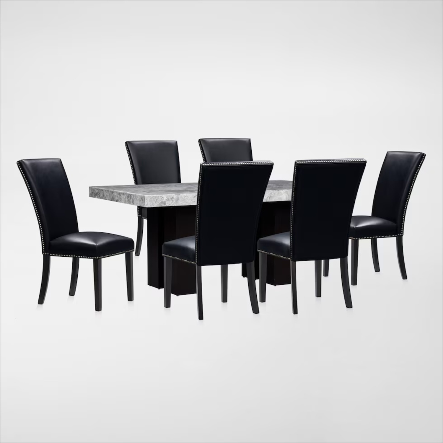 Artemis Marble Dining Set with 4 Chairs - image-12