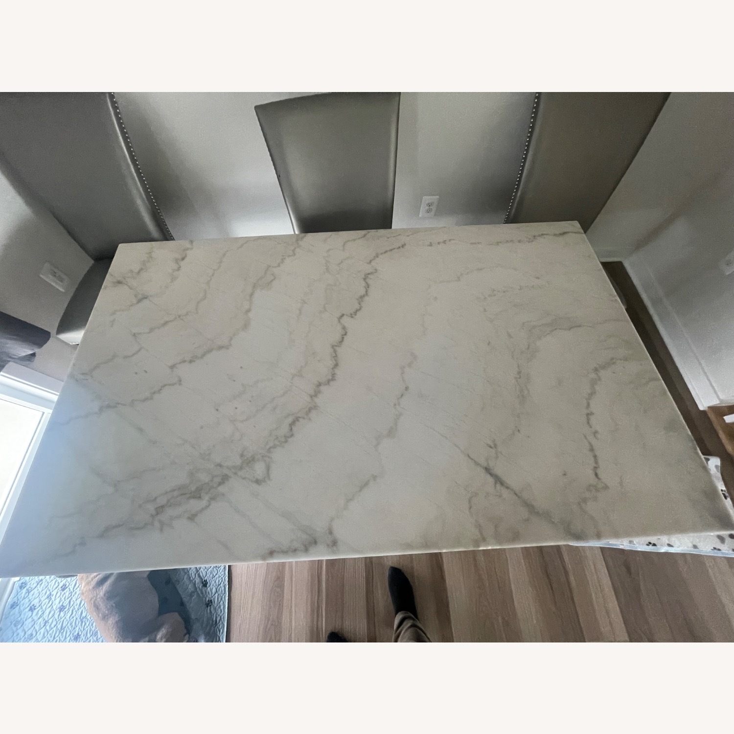 Artemis Marble Dining Set with 4 Chairs - image-2