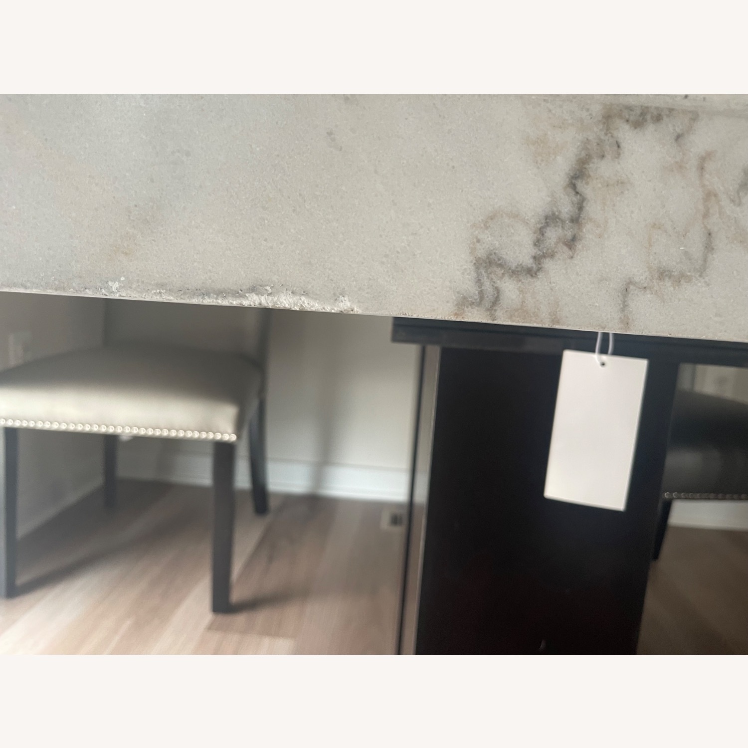 Artemis Marble Dining Set with 4 Chairs - image-5