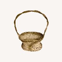 Antique Victorian Flower Wedding Floral Basket