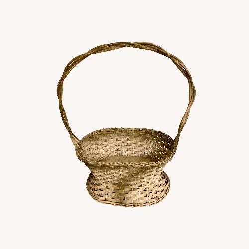 Used Antique Victorian Flower Wedding Floral Basket for sale on AptDeco
