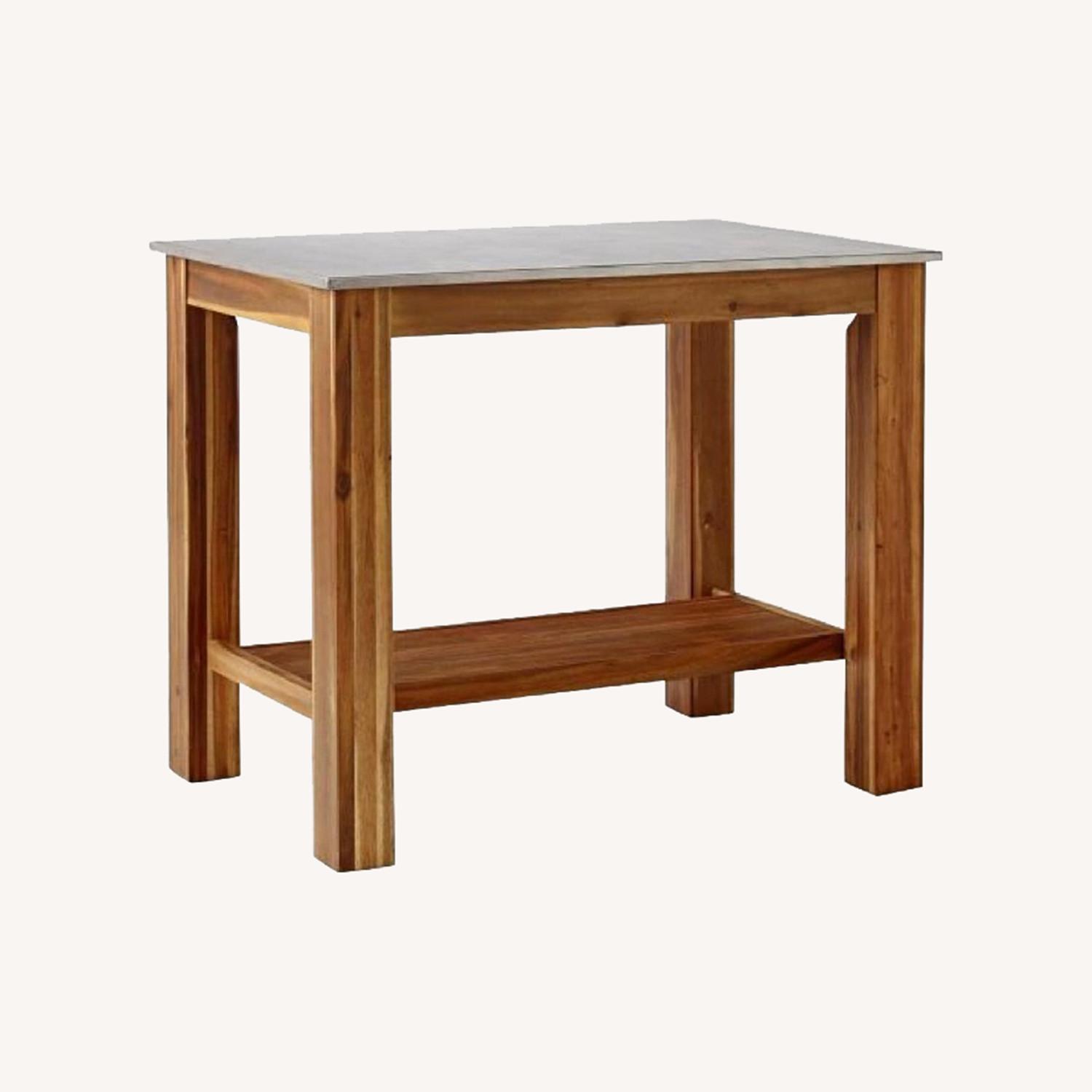West Elm Rustic Kitchen Island  - image-0