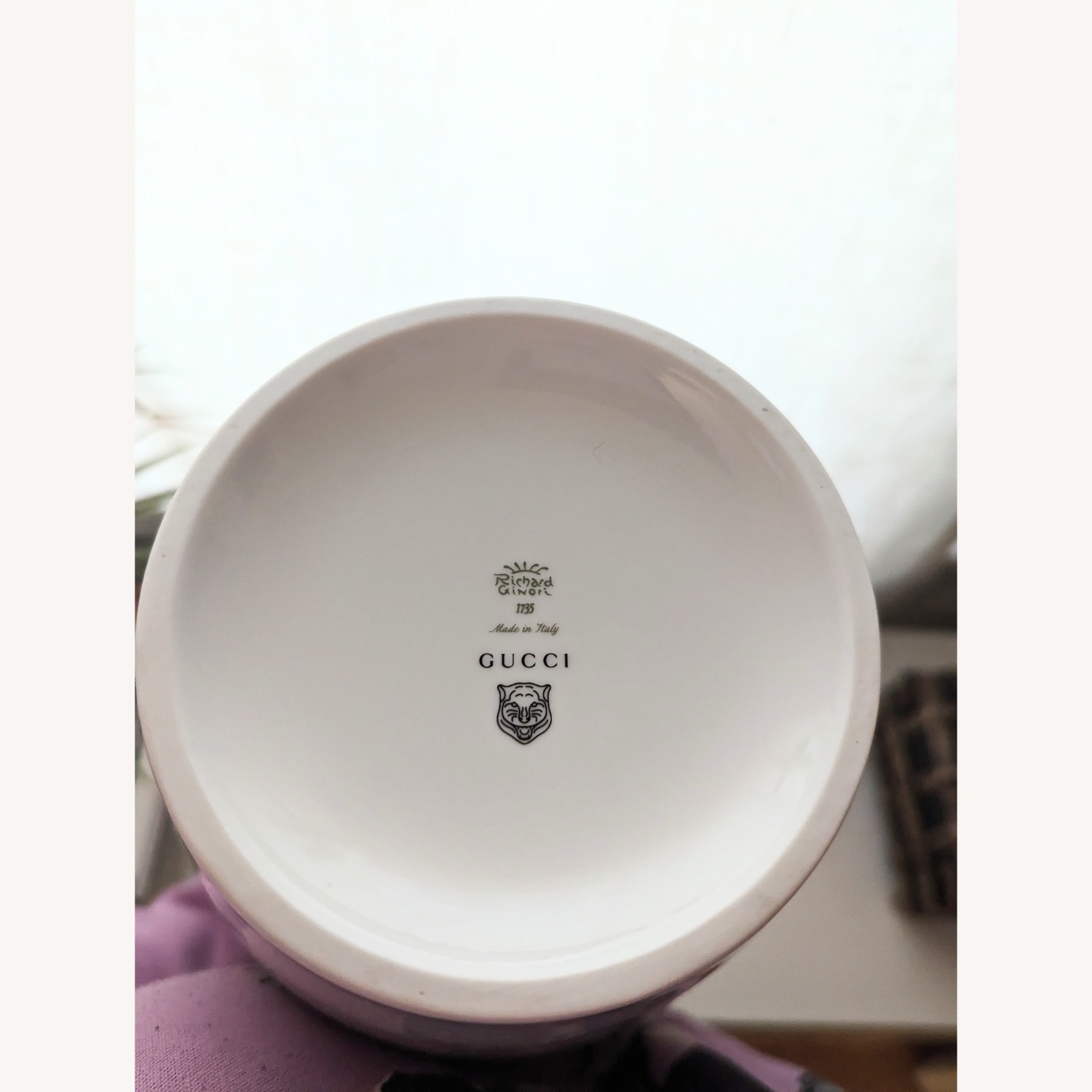 GUCCI Richard Ginori Star Eye Porcelain Vase - image-5