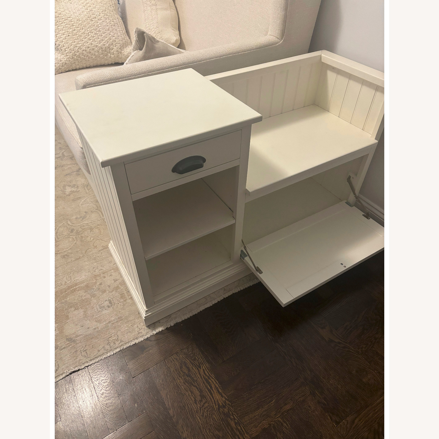 Pottery Barn Aubrey Entryway Storage Bench - image-1