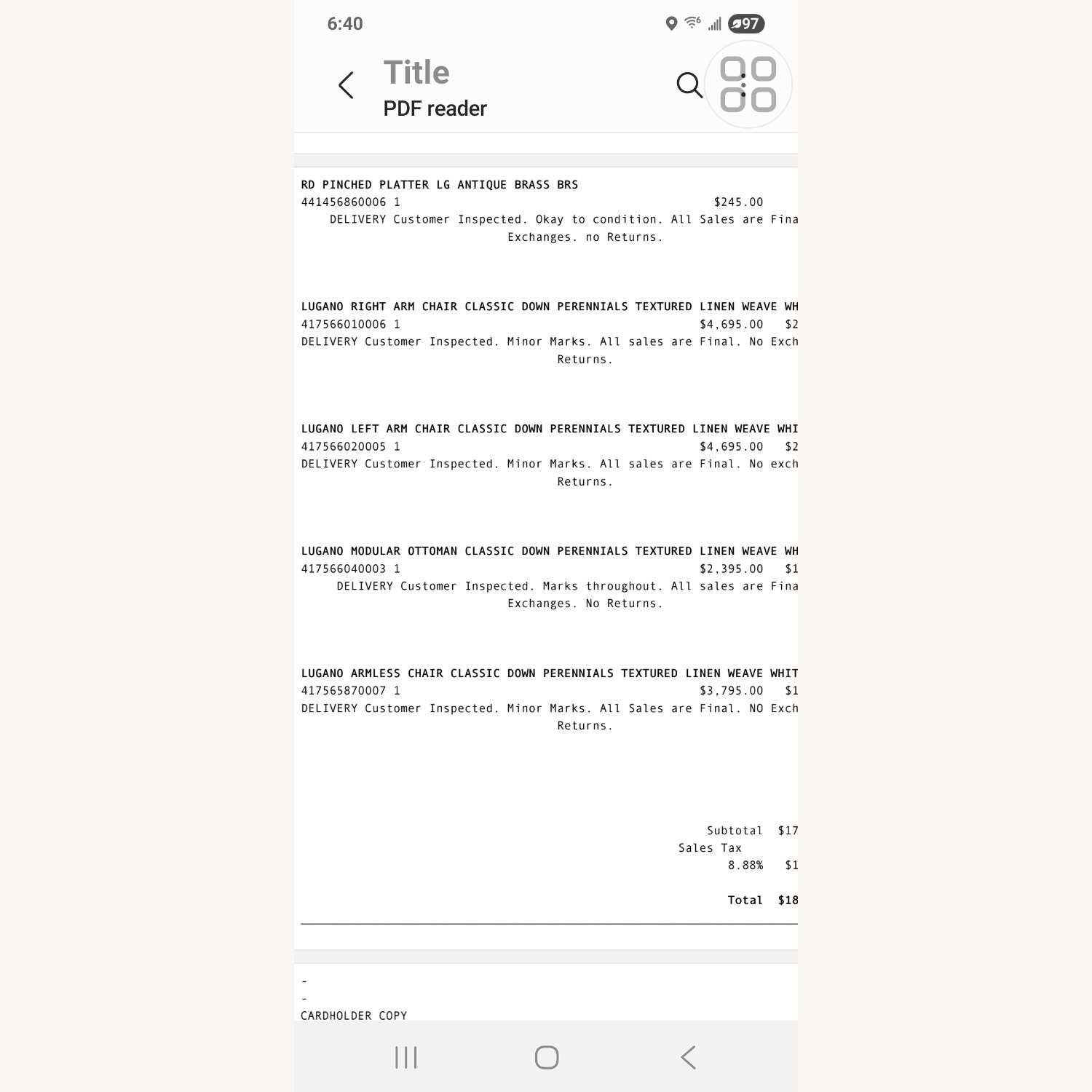 RH Lugano Line Sectional Sofa - image-12