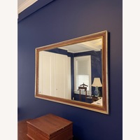 Mirror with Silver, Gold, and Reddish Frame