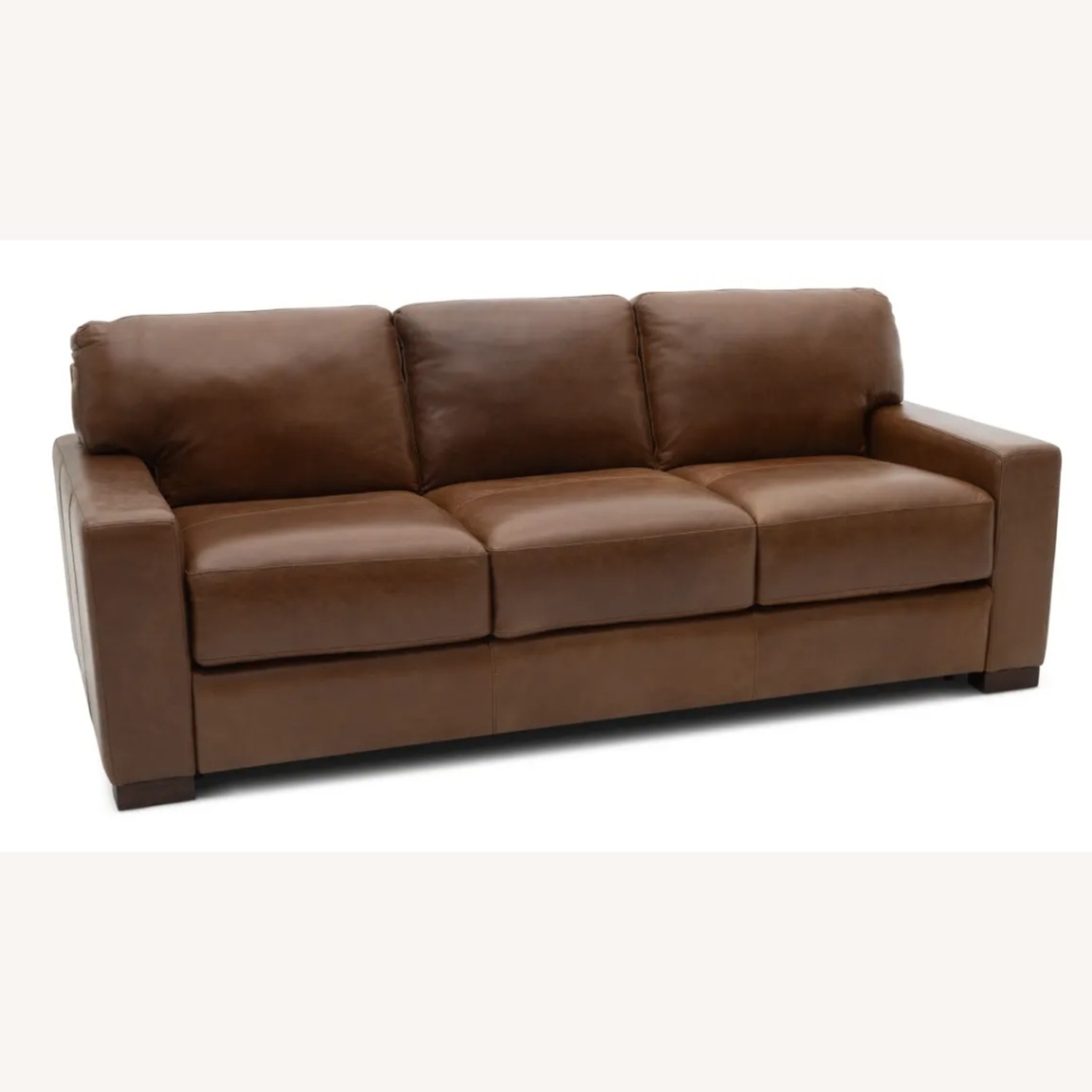 Italian Leather Sofa - image-4