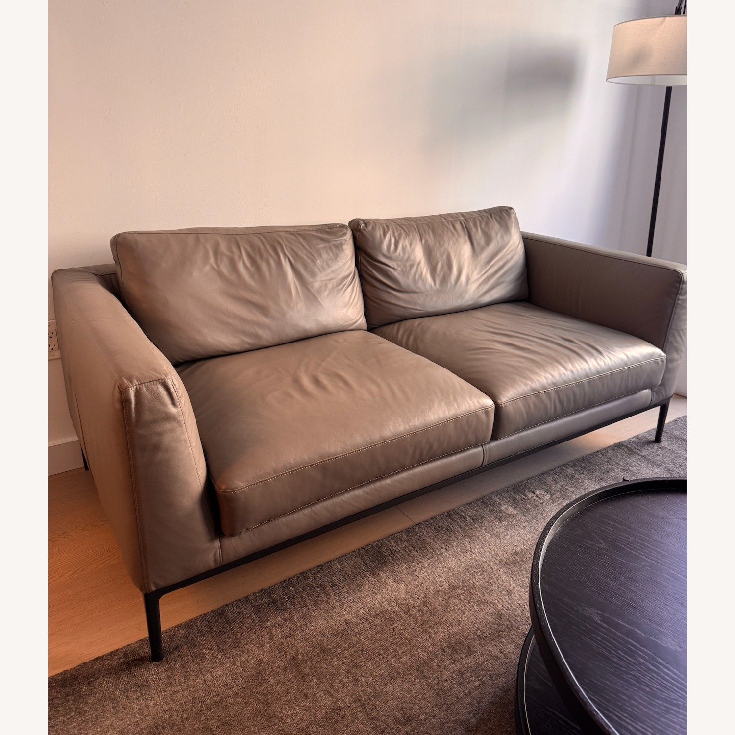 EQ3 Oma Italian Leather Couch - image-2