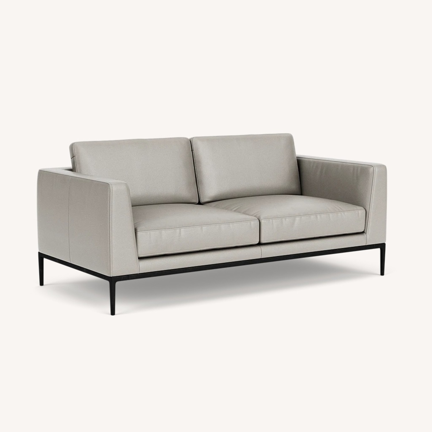 EQ3 Oma Italian Leather Couch - image-1