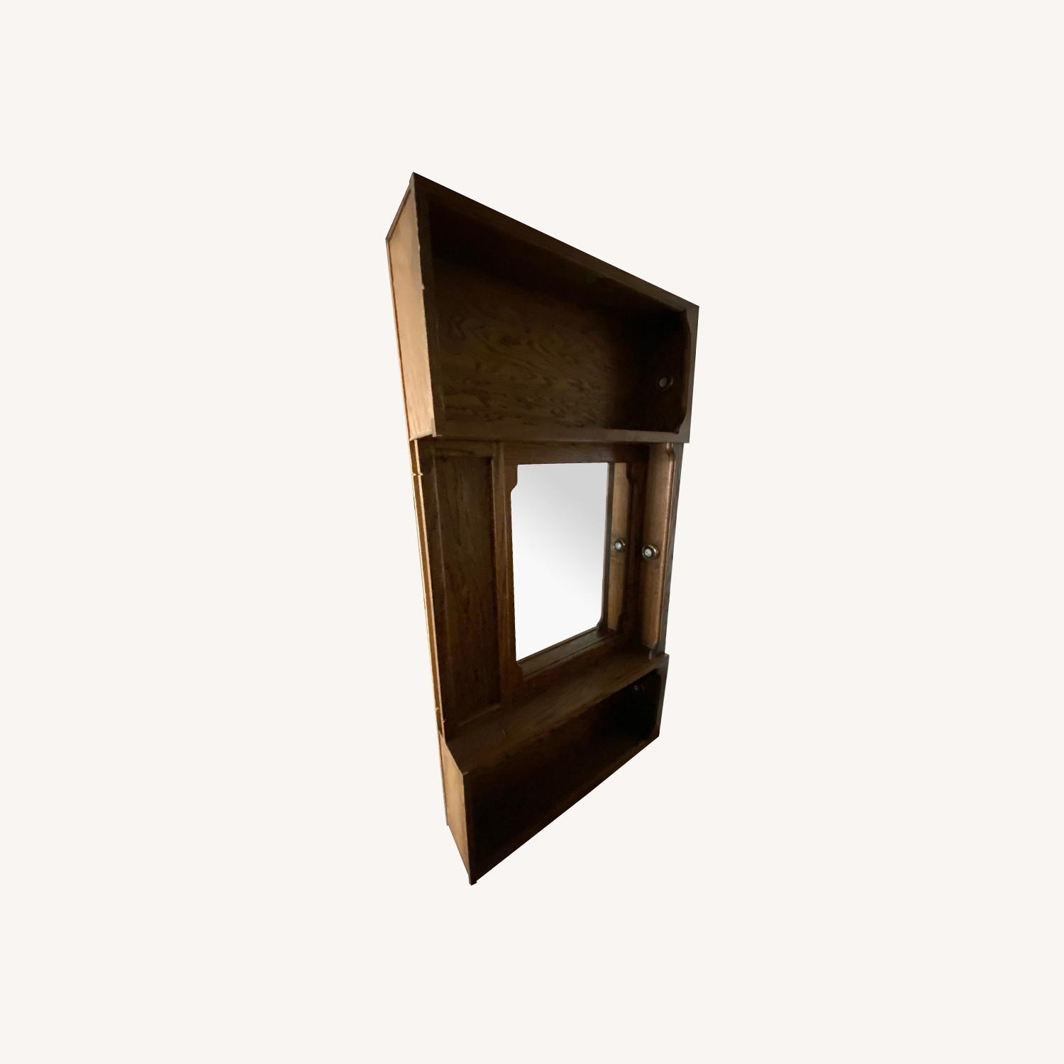 Solid Oak Headboard, Built-in, Lighting - image-0