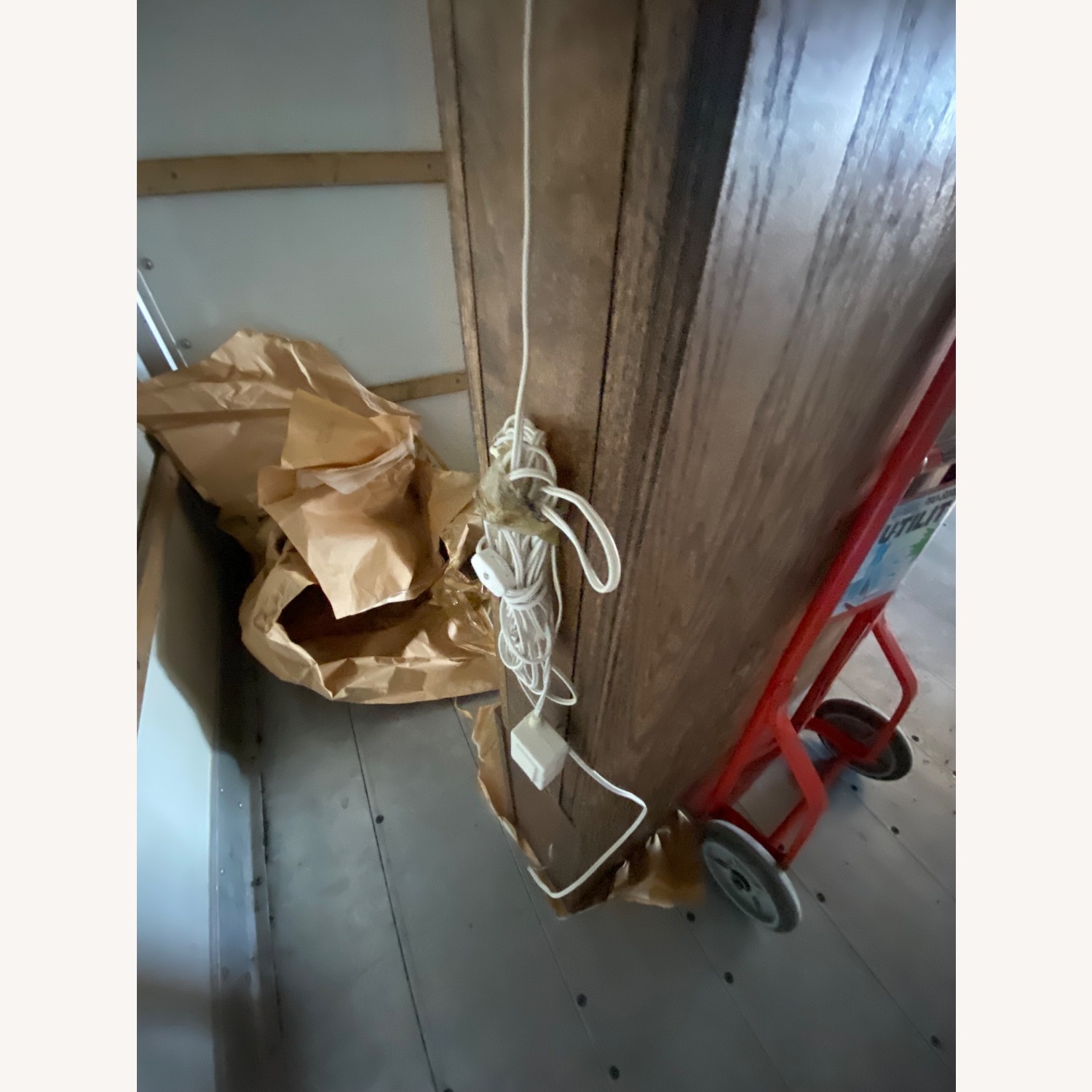 Solid Oak Headboard, Built-in, Lighting - image-4