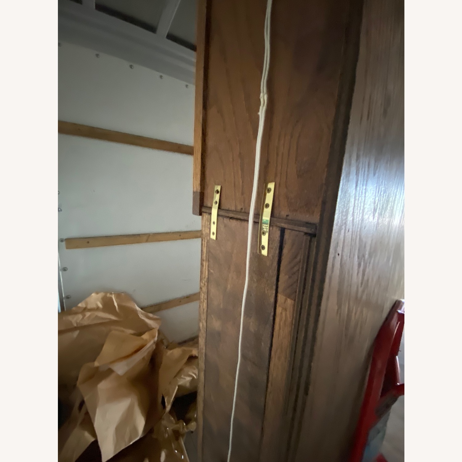 Solid Oak Headboard, Built-in, Lighting - image-2