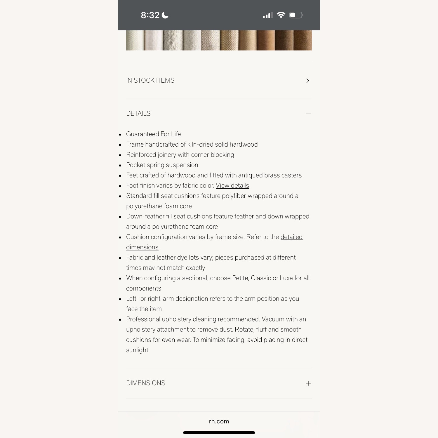 Restoration Hardware Kensington Sofa - image-7