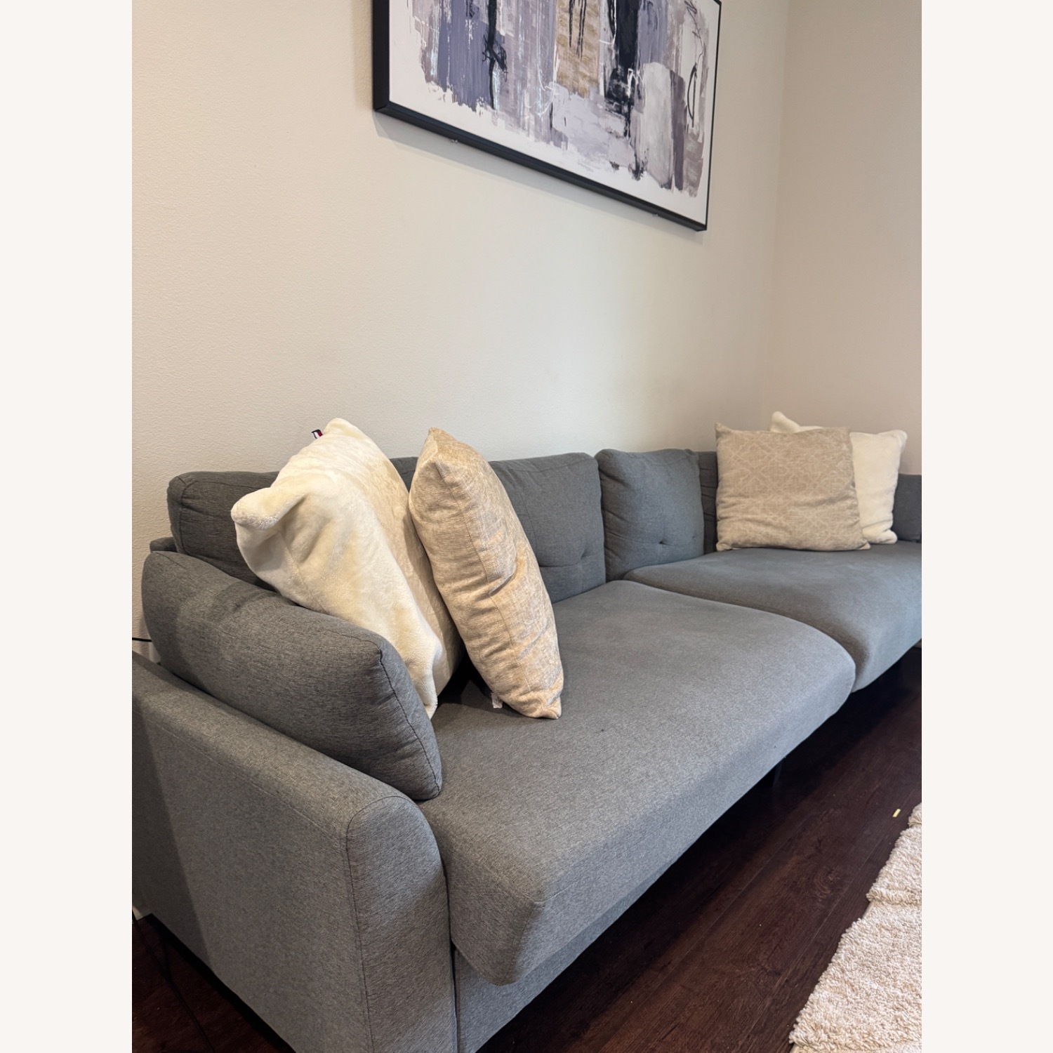 Linnzi 101'' Sectional Sofa With Storage Ottoman - image-2
