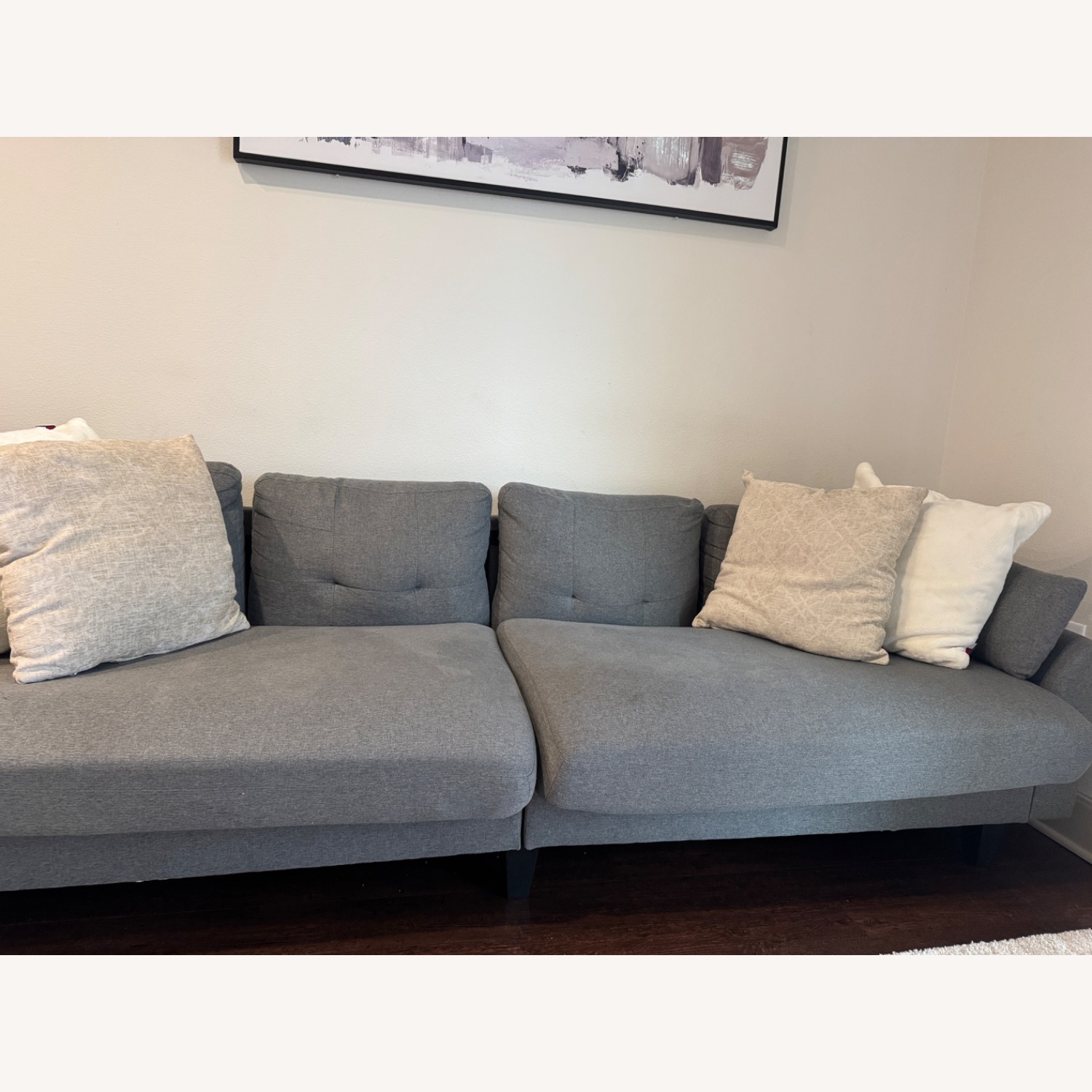 Linnzi 101'' Sectional Sofa With Storage Ottoman - image-1