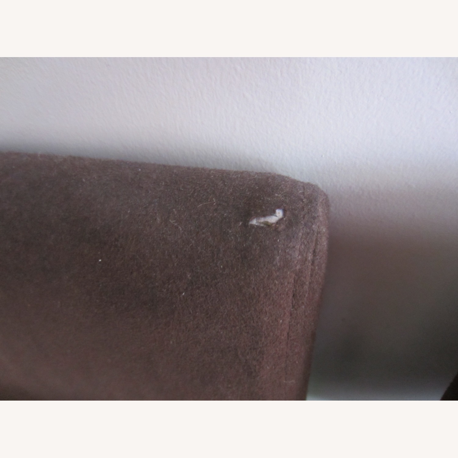 Micro-Suede Dining Chairs Pair - image-6