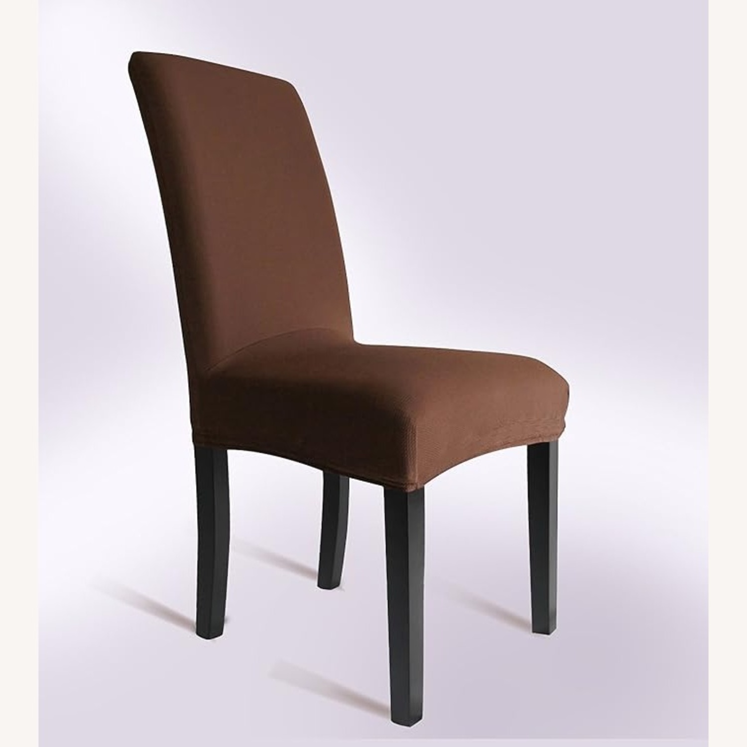 Micro-Suede Dining Chairs Pair - image-0