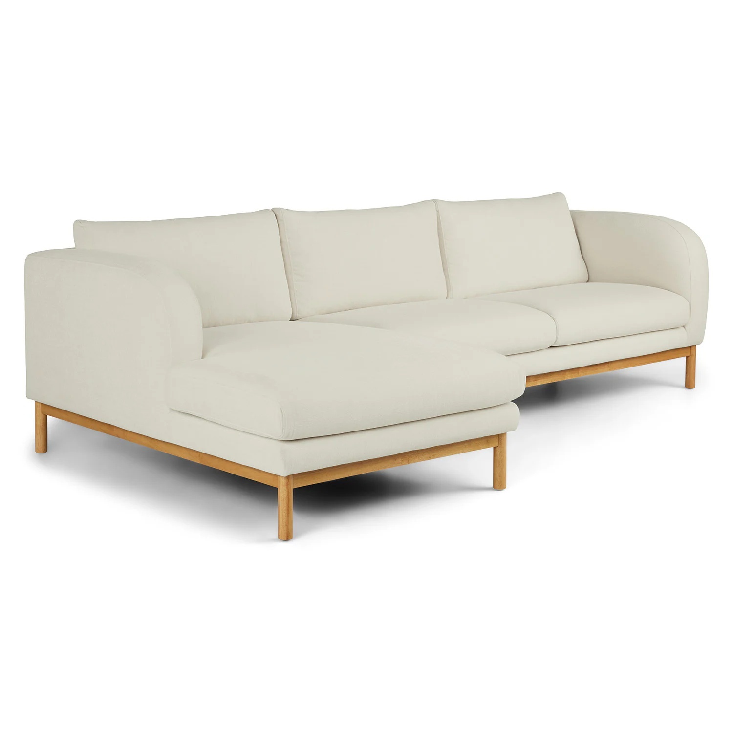 Article Kinso 115" Left Sectional - Buckler Ivory - image-6