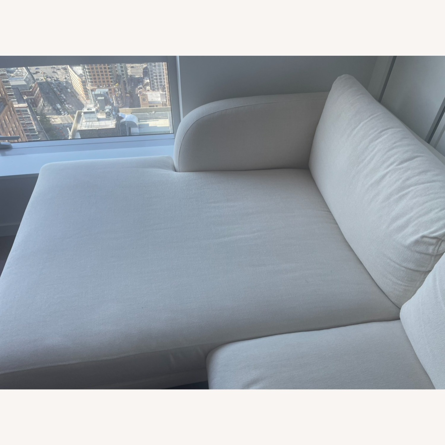 Article Kinso 115" Left Sectional - Buckler Ivory - image-3