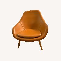 Hay About A Lounge Armchair, Leather (Set of 2)