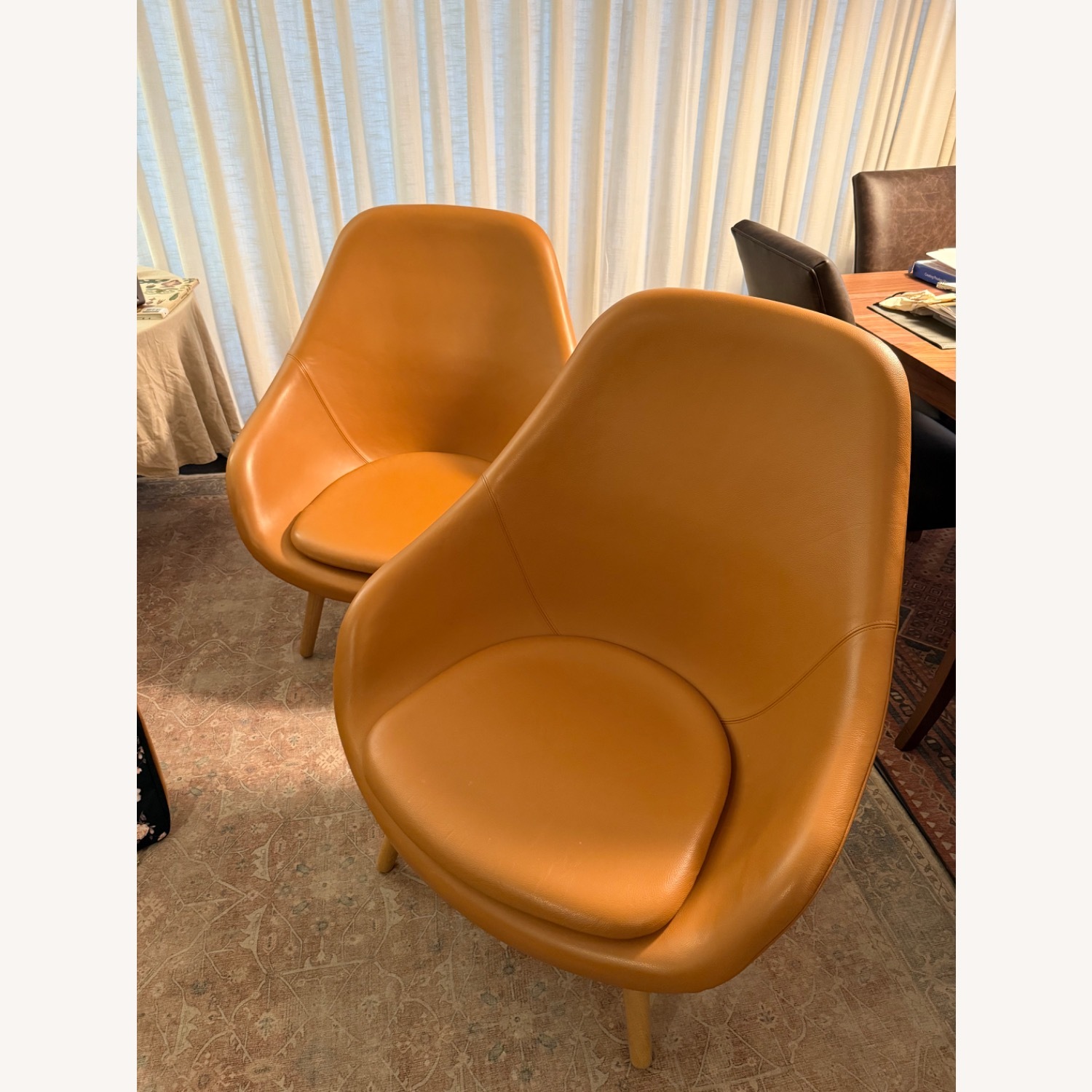 Hay About A Lounge Armchair, Leather (Set of 2) - image-1