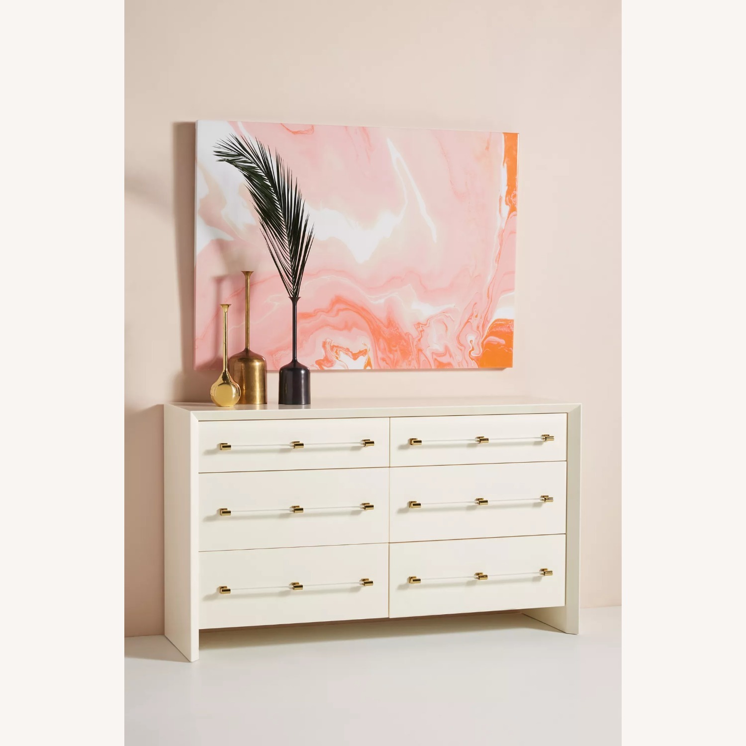 strapless open back dress Charlotte 7-Drawer Dresser – Max and Lily main image 0