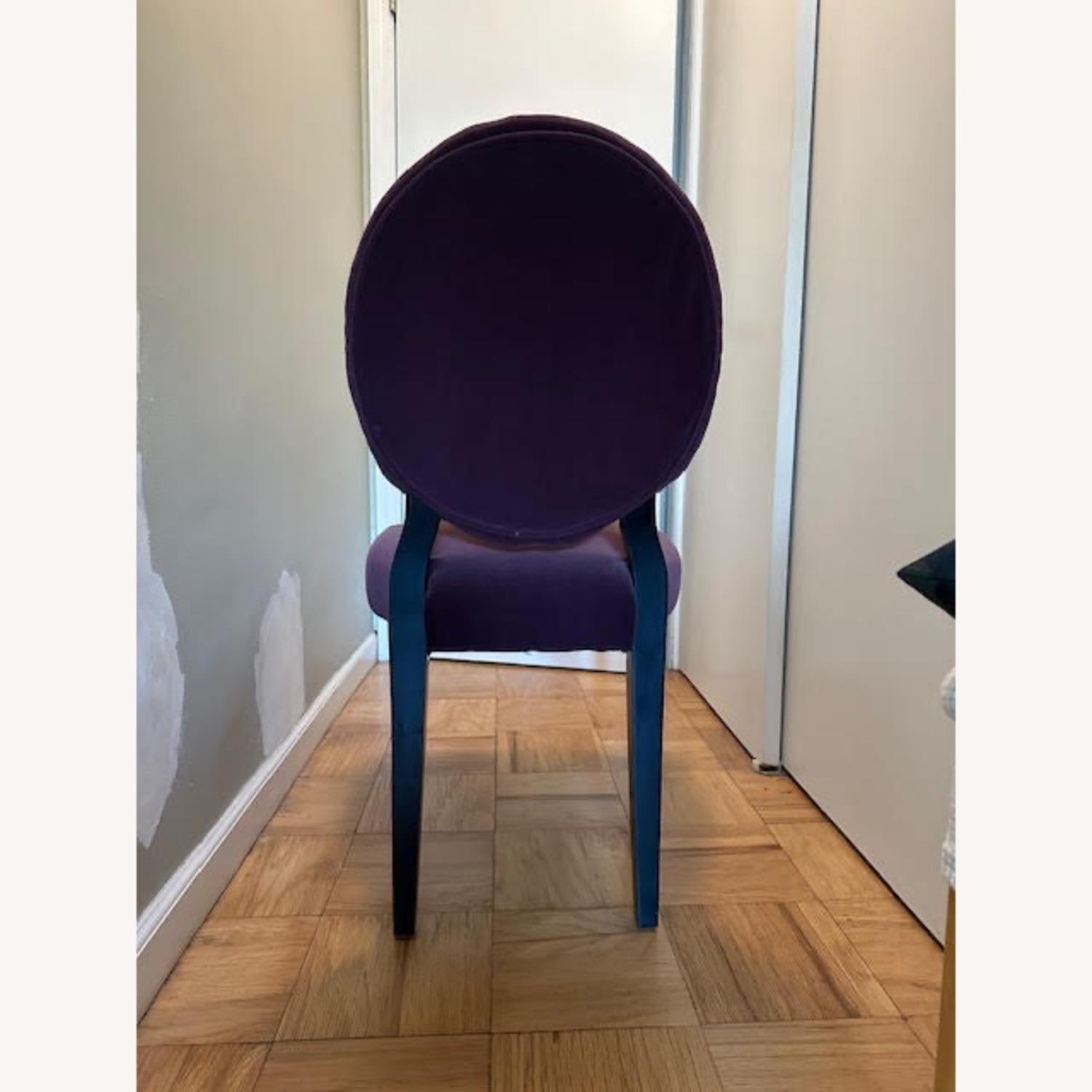 Purple Microsuede Side Chair - image-3