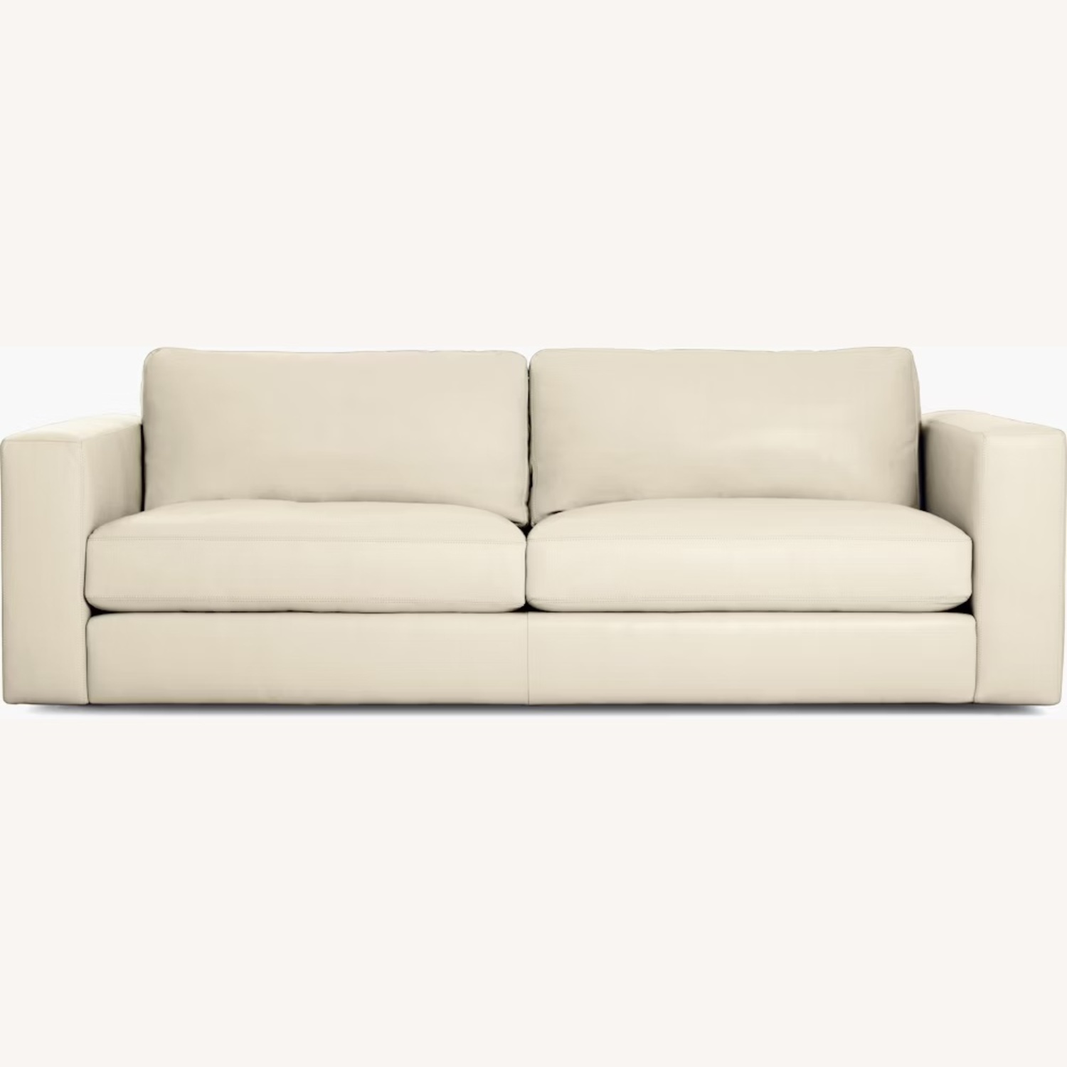 Reid Sofa 86” Warm Grey Vienna Leather - image-7