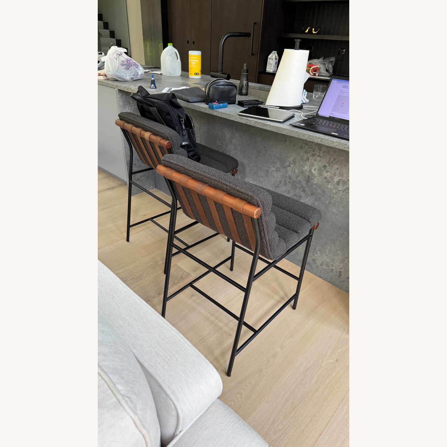 Denver Modern Vail Stool / Walnut / Counter (24") - image-3