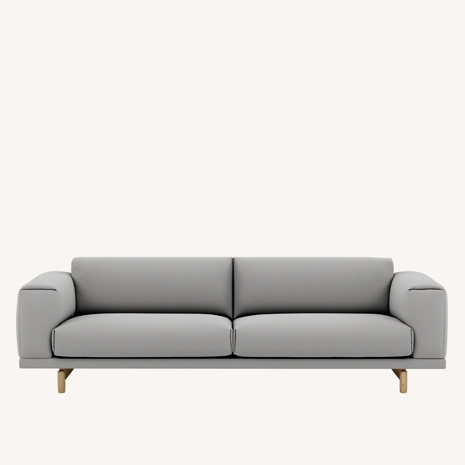 Muuto Rest 3 Seater Oak/Steelcut Kvadrat - image-11