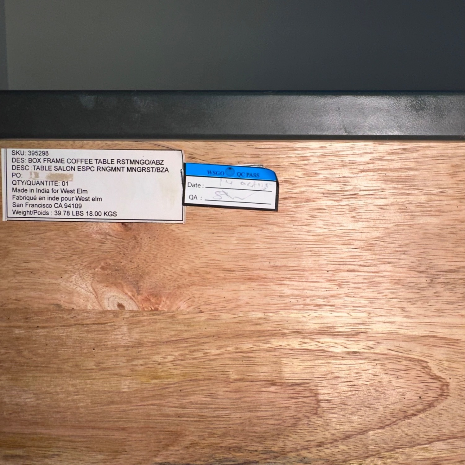 West Elm Streamline Coffee Table - image-6