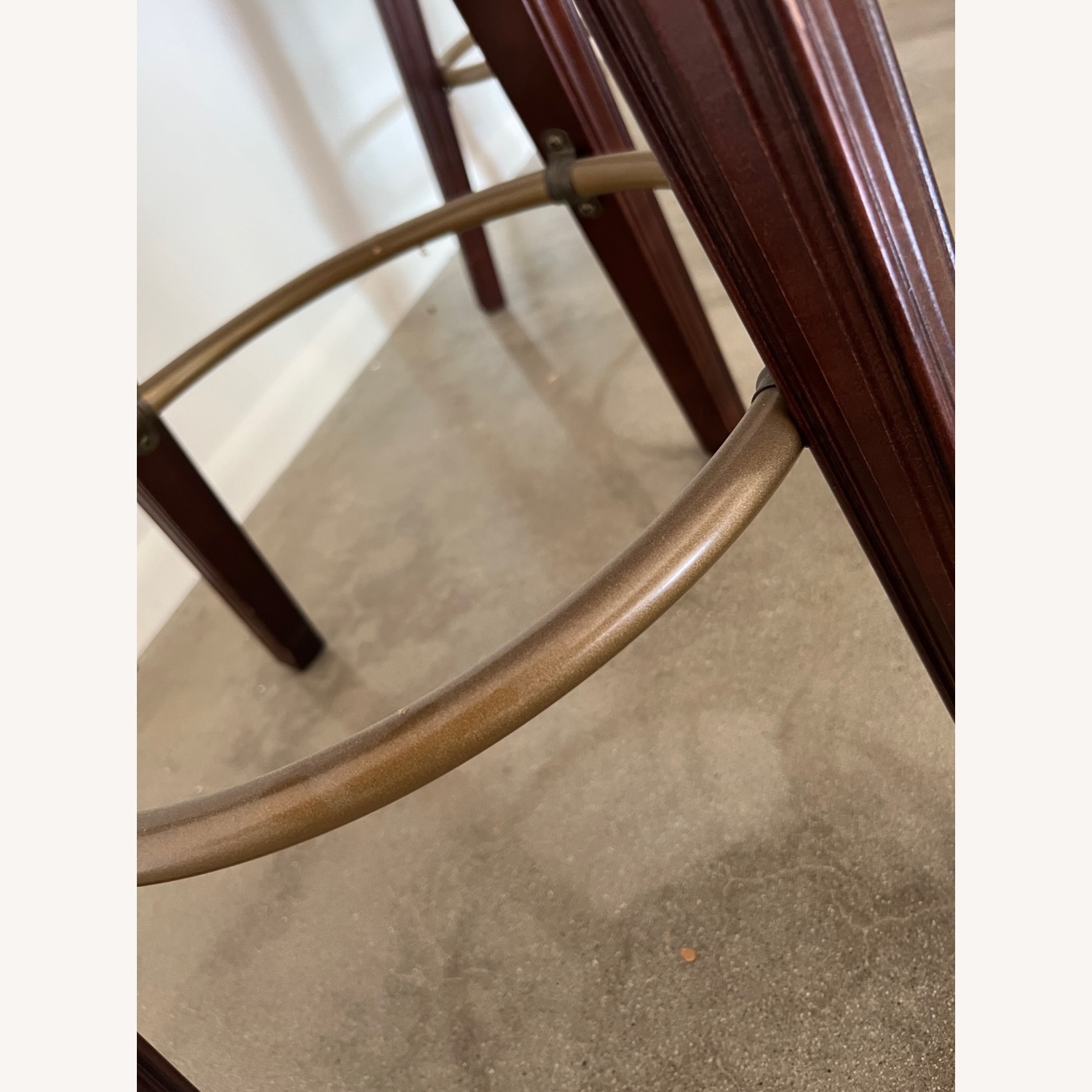 4 Vintage Traditional Swivel Barstools - image-8