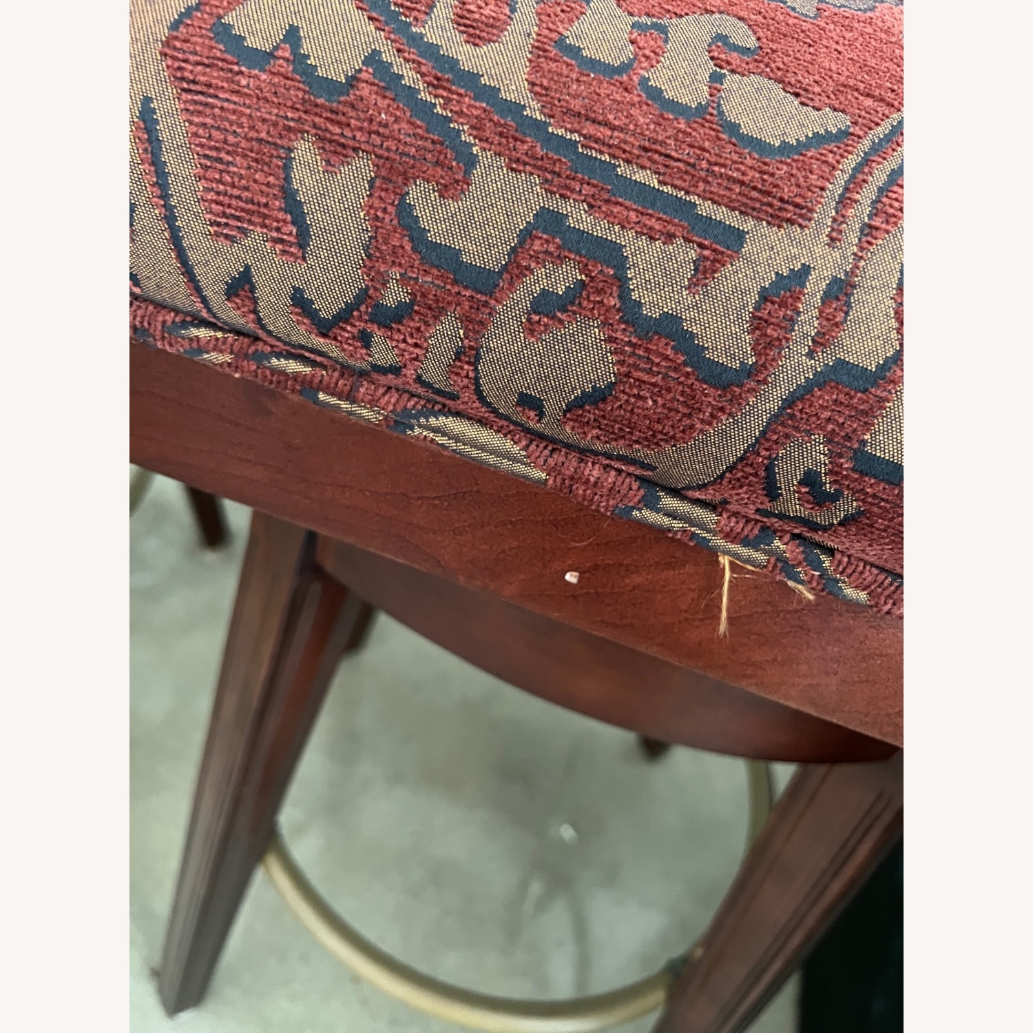 4 Vintage Traditional Swivel Barstools - image-3