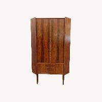 Vintage Danish Modern Rosewood Corner Cabinet