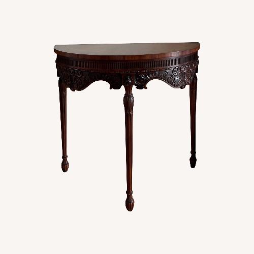 Used  Traditional Spanish Henredon Wood Foyer Table for sale on AptDeco