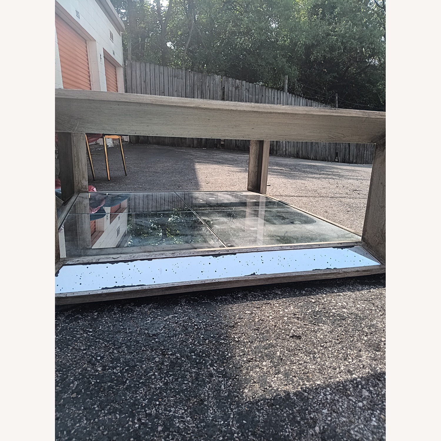 Z Gallerie Pascual Mirrored Coffee Table - image-4