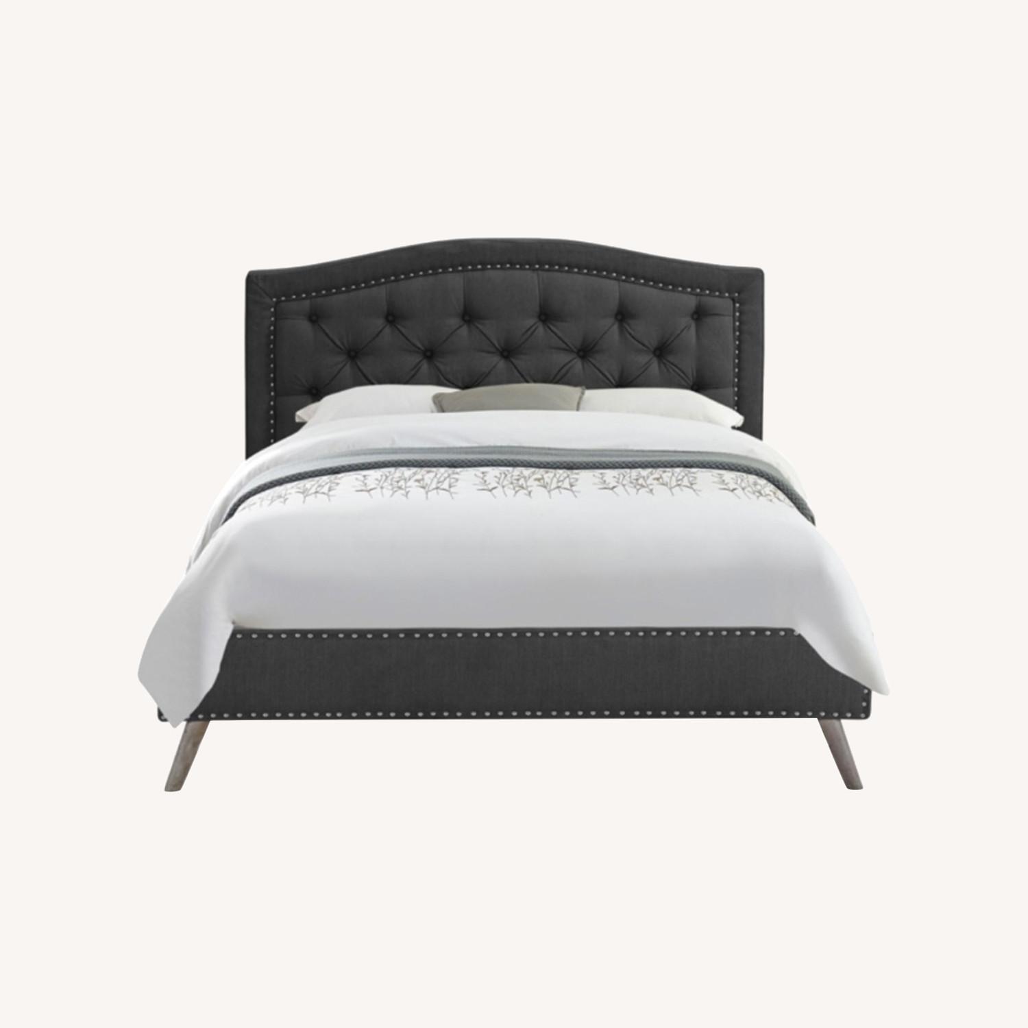 Smart Light Grey Queen Bed - image-0