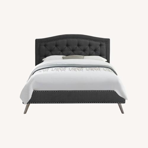 Used Smart Light Grey Queen Bed for sale on AptDeco