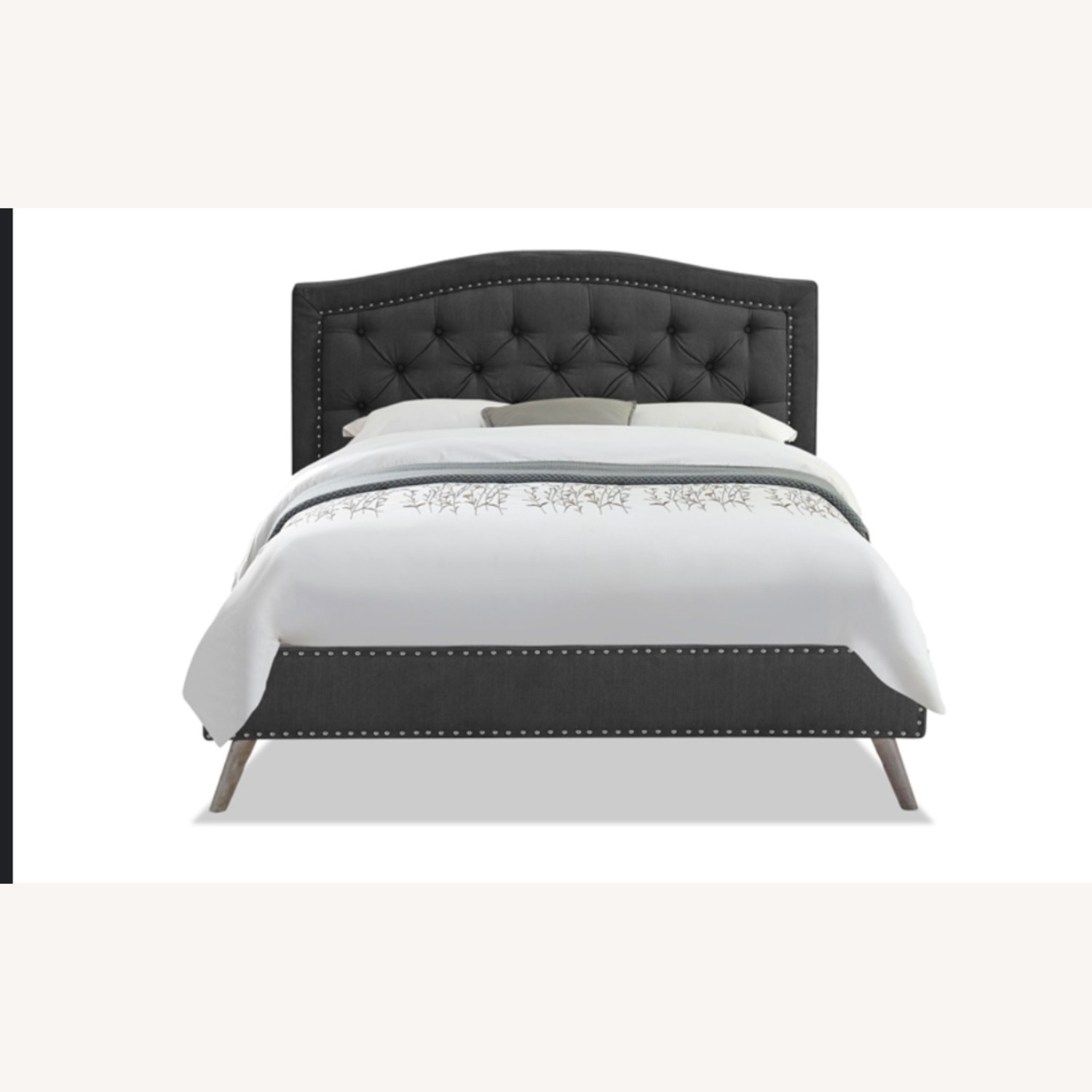 Smart Light Grey Queen Bed - image-1