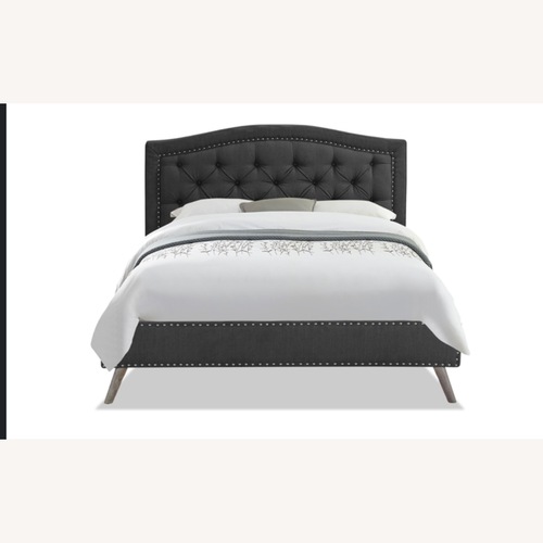 Used Smart Light Grey Queen Bed for sale on AptDeco