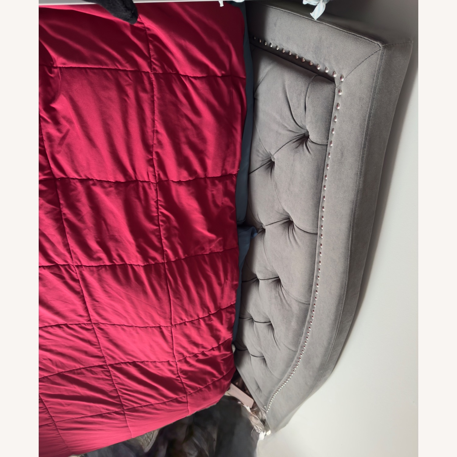 Smart Light Grey Queen Bed - image-6