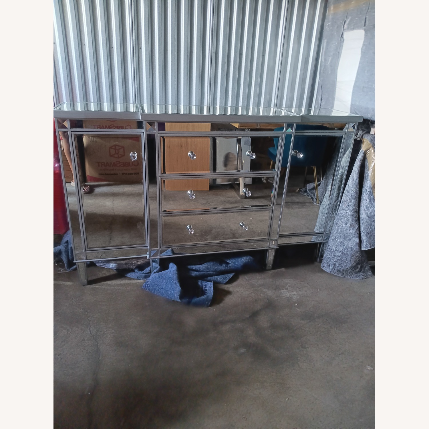 Mirrored Buffet Dresser Sideboard Credenza - image-4