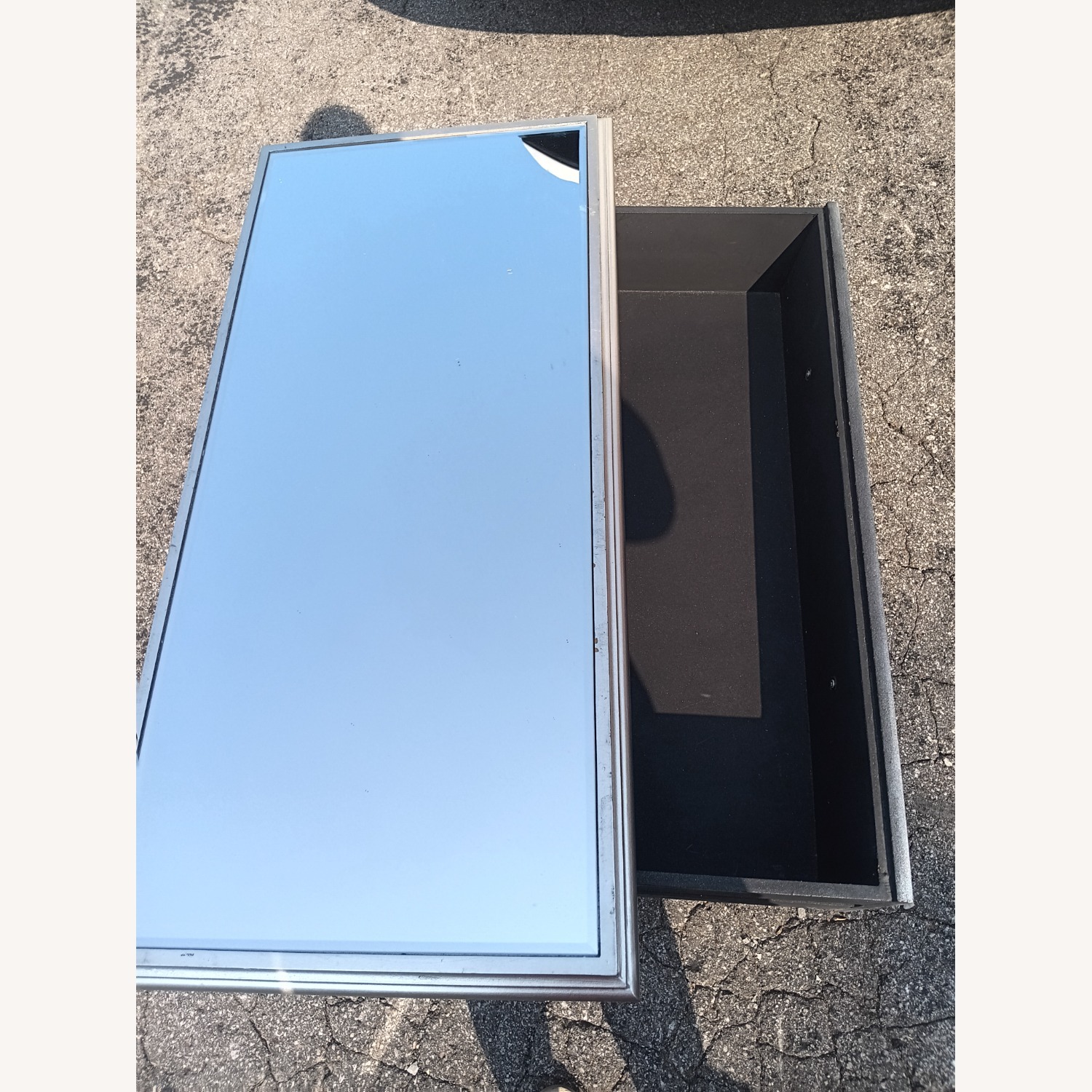 Mirrored Dresser Accent Stand - image-1