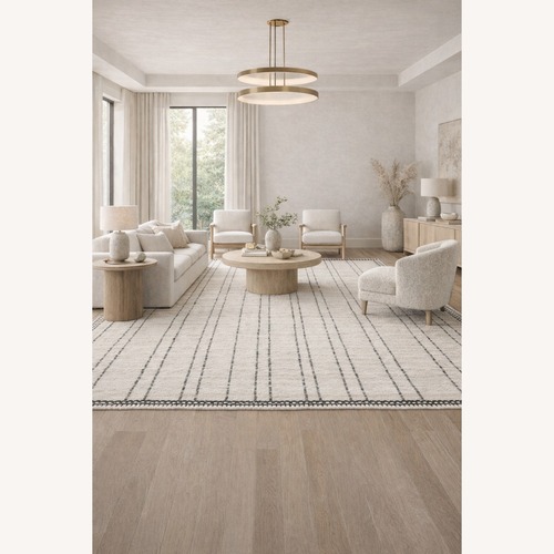 Used Restoration Hardware Leni Wool Flatweave Rug for sale on AptDeco