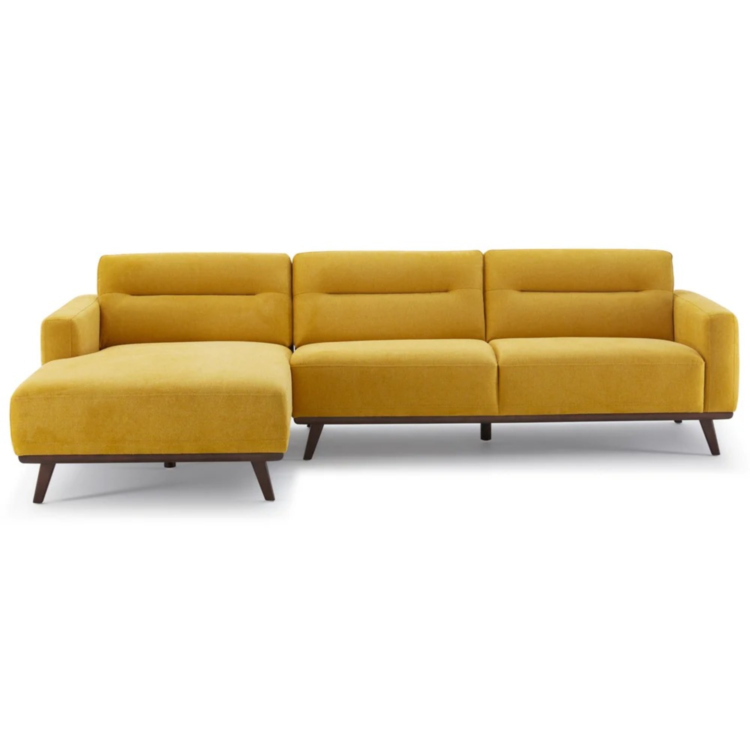 Baltic Yellow L Shaped Left Sectional Sofa Linen - image-4