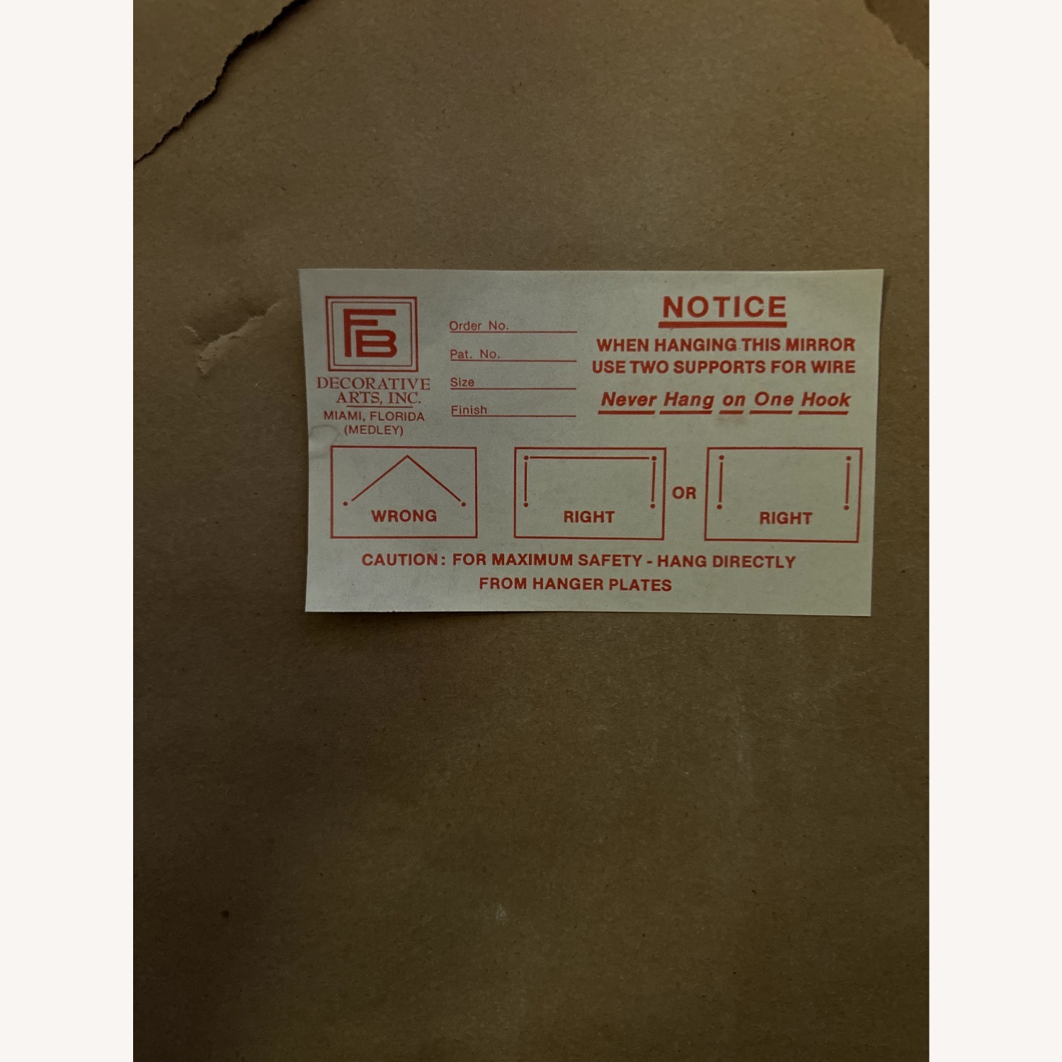 Gilded Wall Mirror - image-1