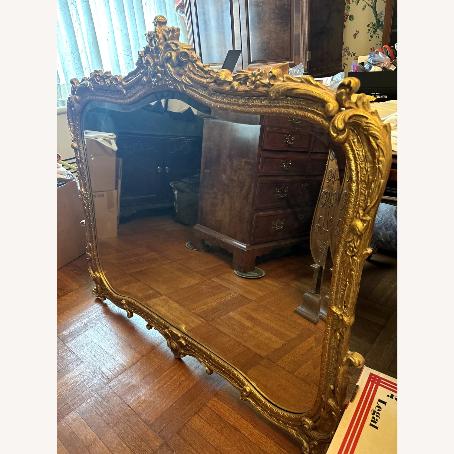 Gilded Wall Mirror - image-0