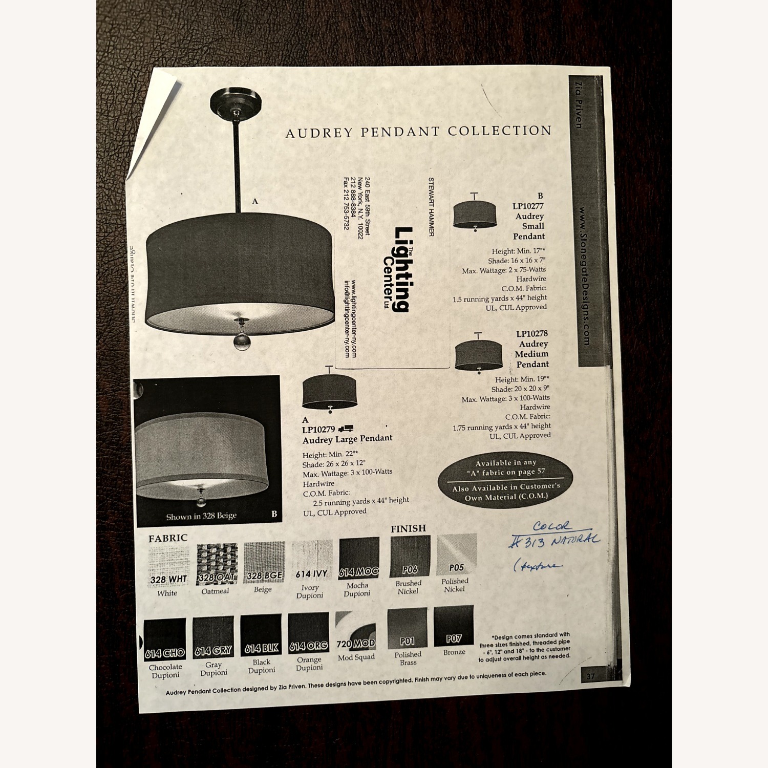 Large Stonegate Audrey Ceiling Pendant Lamp - image-2