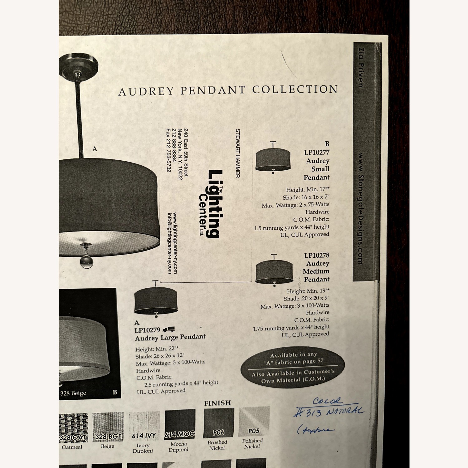 Large Stonegate Audrey Ceiling Pendant Lamp - image-3